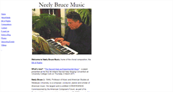 Desktop Screenshot of neelybrucemusic.com